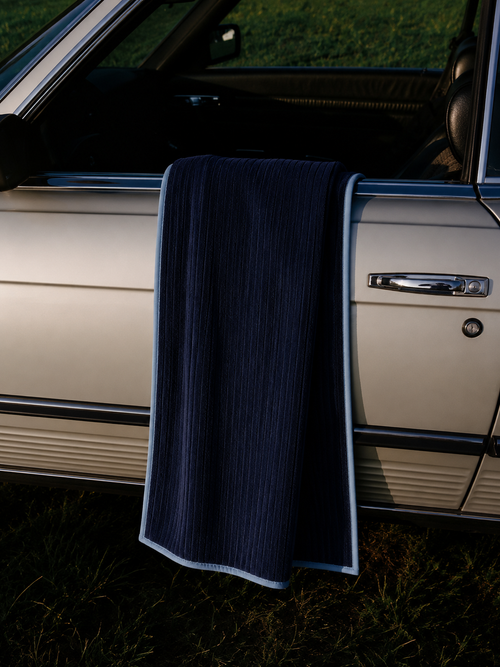 Blue Rıb Towel