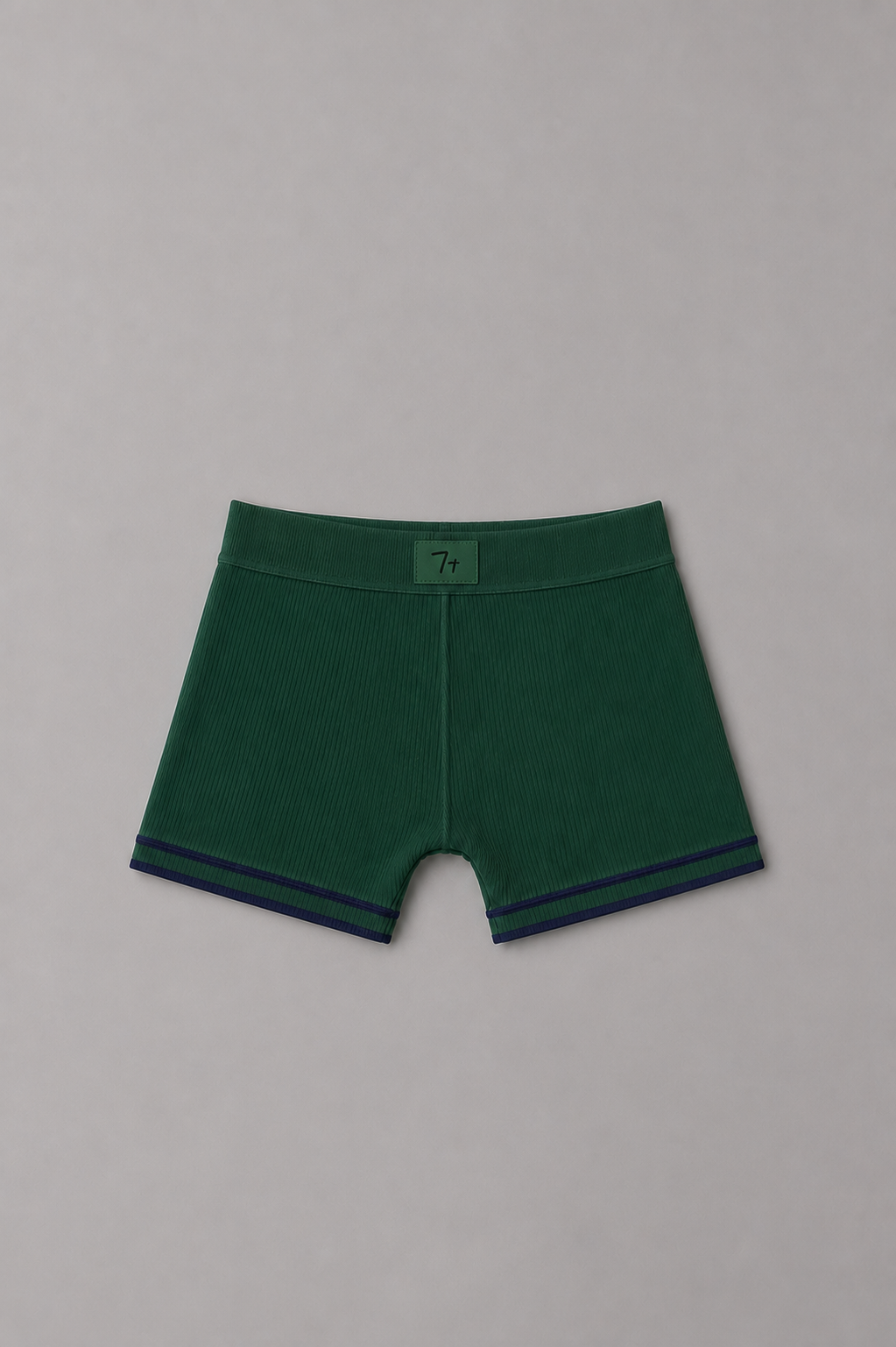 Ribbed Shorts in Green