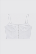 White Corset Top