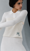 Silk Embroidered Top