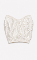 C.008 Pearl Silk Satin Bustier | One of a Kind