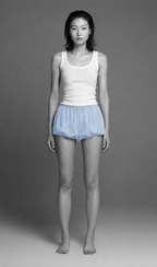 Blue Ruched Brief