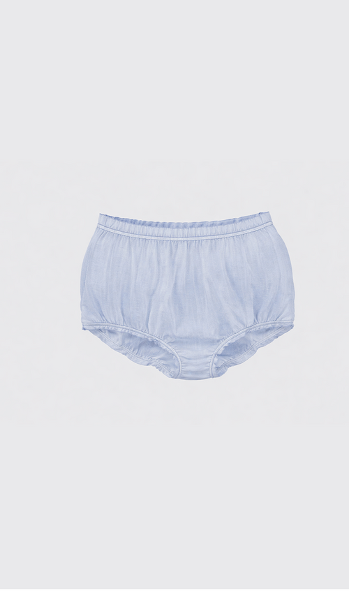 The Blue Ruched Brief