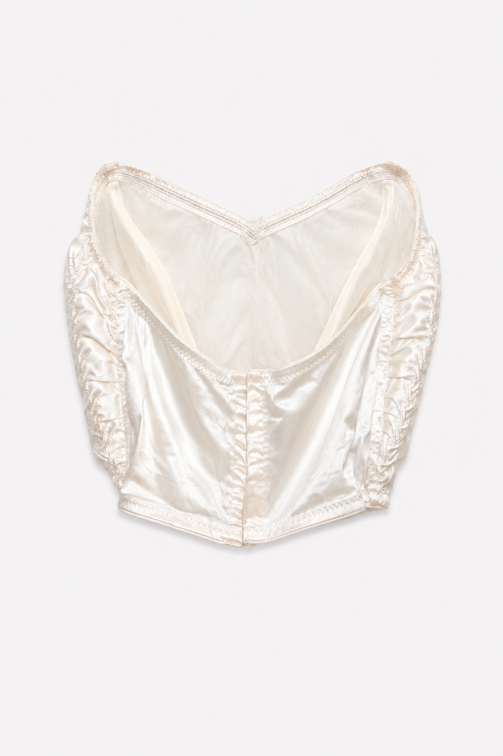 Chevron Ruche Bustier