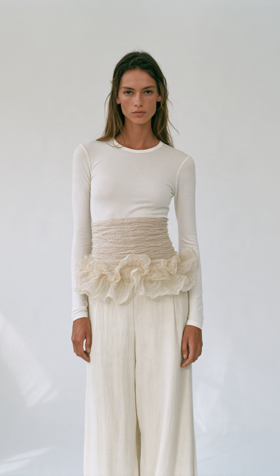 C.018 — Ruffled Waist Piece