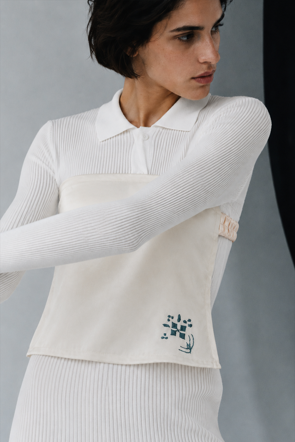 C.003 Embroidered Silk Top | One of a Kind