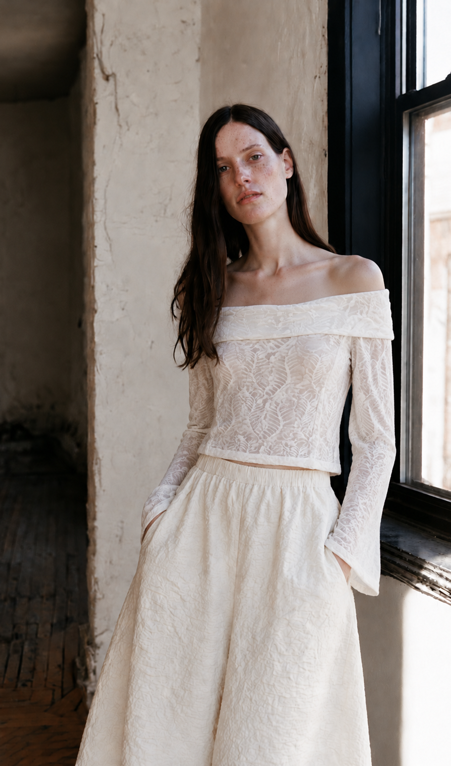 C.005 — Folded Lace Top | One of a Kind