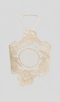C.006 — Vintage Lace Halter Top | One of a Kind