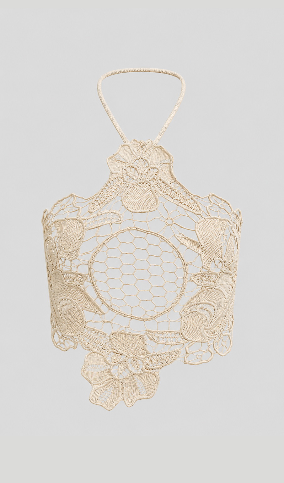 C.006 — Vintage Lace Halter Top | One of a Kind