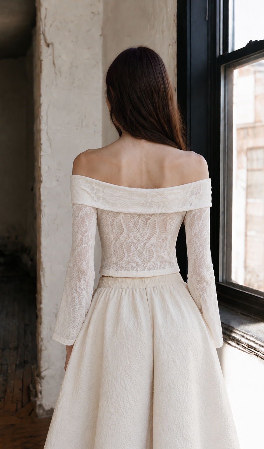 C.005 — Folded Lace Top | One of a Kind