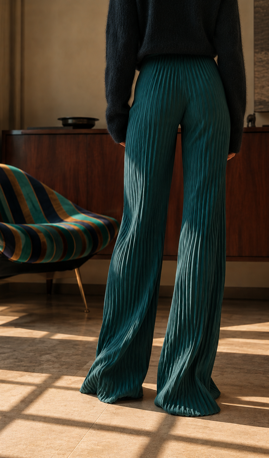TIDAL PLEAT TROUSERS
