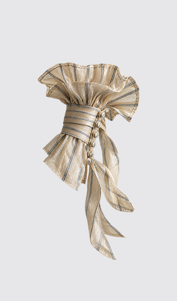 B.001 Stripped Silk Cuff